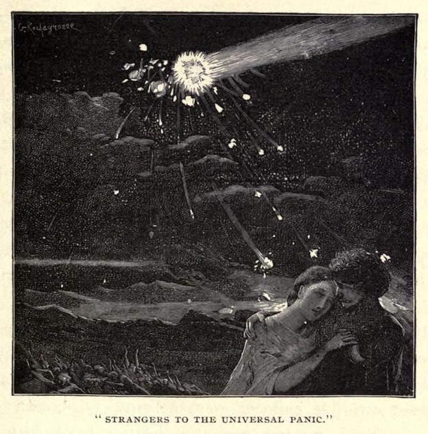 Illustration by Georges-Antoine-Marie Rochegrosse (1859 – 1938) from Omega: La Fin du monde (The Last Days of the World) (1894) by Camille Flammarion